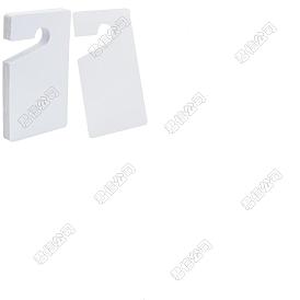 120Etiquetas colgantes de plástico PP para manijas de puertas, tablero de notas en blanco, para casa, hotel, Tienda