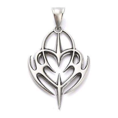 316 хирургические подвески из нержавеющей стали, сердце
