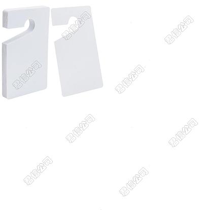 120Etiquetas colgantes de plástico PP para manijas de puertas, tablero de notas en blanco, para casa, hotel, Tienda