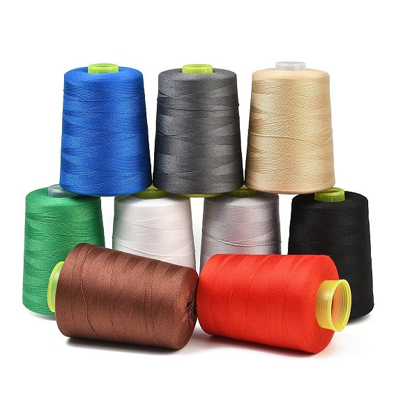 Polyester Sewing Threads, Round Machine Embroidery Threads