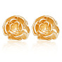 2 шт. латунные булавки для лацканов одежды рюкзака, цветок