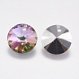 Faceted Glass Rhinestone Charms, Imitation Austrian Crystal, Cone