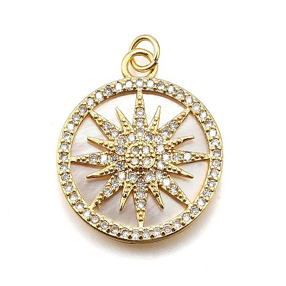 Стойка металлическая латунная микропрофилированная кубическая циркония подвески, плоские круглые с солнцем, с прыгающим кольцом и оболочкой, без кадмия и без свинца, долговечный