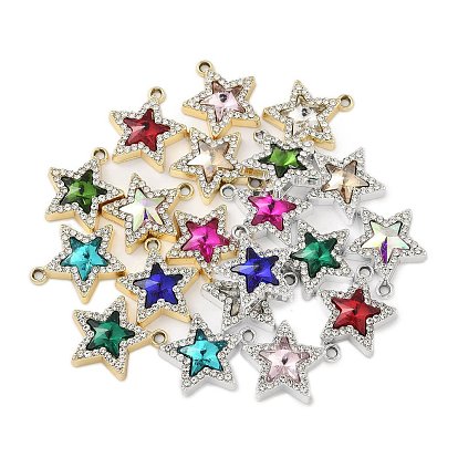 K 5 стеклянные подвески, сплавочная фурнитура, УФ-покрытием, звезда