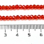 Transparent Glass Beads, Faceted(32 Facets), Round