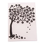 Transparent Plastic Embossing Template Folders, For DIY Scrapbooking/Photo Album Decorative/Embossed Paper, Stamp Sheets, Black