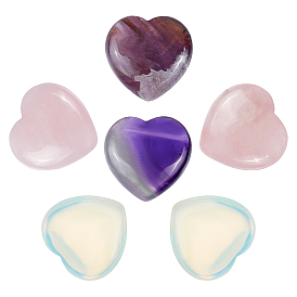 Chgcraft 6 шт. 3 украшения для демонстрации драгоценных камней в стиле, сердце