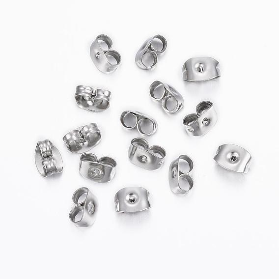 304 из нержавеющей стали гайки уха, спинки фрикционных серег для сережек-гвоздиков