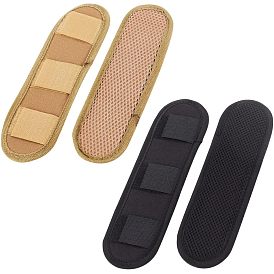 2шт 2 цвета холст тактический жилет накладки на плечевые лямки, комфортная подушка, с застежкой-липучкой, овальные