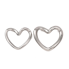 304 нержавеющей стали связывающий кольца, сердце, без потускнения