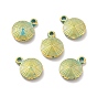 Alloy Charms, Flat Round