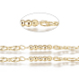 Brass Handmade Beaded Chains,  Textured Dapped Chains, Long-Lasting Plated, Soldered, with Spool