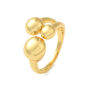 Латунные открытые манжеты для женщин, без кадмия, без никеля и без свинца, круглые