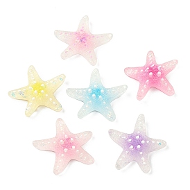 Прозрачные смолы кабошоны, морская звезда