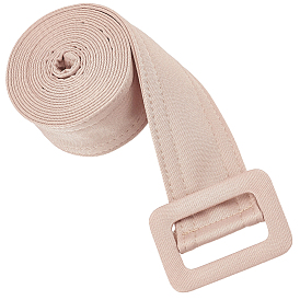 1Pc Cloth Waist Belts with Alloy Buckles for Coat