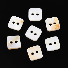 Кнопки пресноводных оболочки, 2-луночное, квадратный