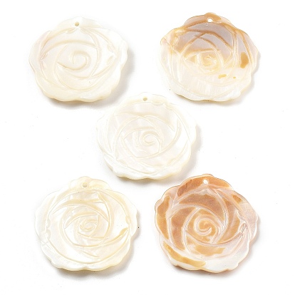 Резные подвески из натуральных пресноводных ракушек, 