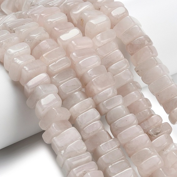 Природного розового кварца нитей бисера, самородки