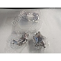 4Pcs 2 Style 304 Stainless Steel Tea Infuser, with Chain Hook, Tea Ball Strainer Infusers