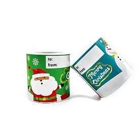 100Pcs Christmas Theme PVC Sticker, Self-adhesion, for Suitcase, Skateboard, Refrigerator, Helmet, Mobile Phone Shell