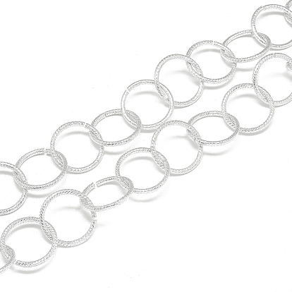 Unwelded Aluminum Rolo Chains, Belcher Chain, Textured