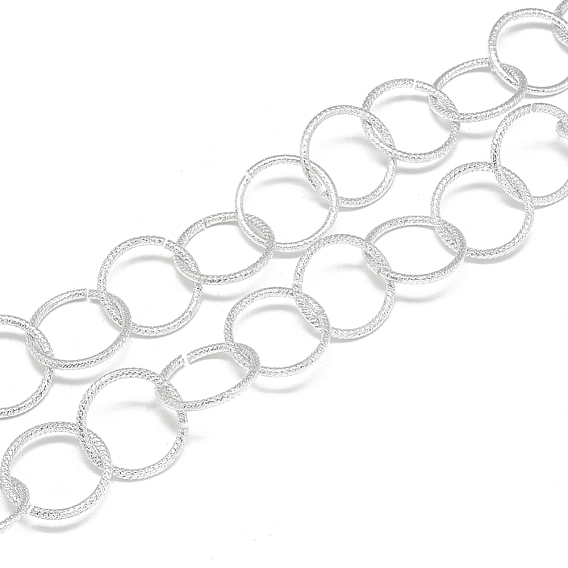 Unwelded Aluminum Rolo Chains, Belcher Chain, Textured