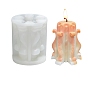 Embossed Pillar DIY Candle Silicone Molds, for Scented Candle Making