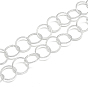Unwelded Aluminum Rolo Chains, Belcher Chain, Textured