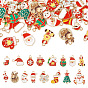 32 шт. 16 стили рождественские подвески из сплава с эмалью, разнообразные