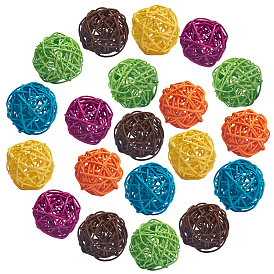 Плетеные шары из ротанга, декоративные шары вазы наполнителей, для ремесла, вечеринка, День святого Валентина, украшение свадебного стола