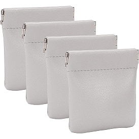 Cartera de piel sintética, monedero del cambio, pequeña bolsa de almacenamiento para auriculares, moneda, joyas, con cierre magnético