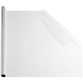 1 Rollo de pegatinas de PP para pizarra blanca, Papel pintado removible y recortable, Rectángulo