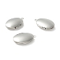 304 Stainless Steel Diffuser Locket Pendants, Photo Frame Pendants for Necklaces, Oval