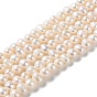 Natural Cultured Freshwater Pearl Beads Strands, Potato, Grade 2A