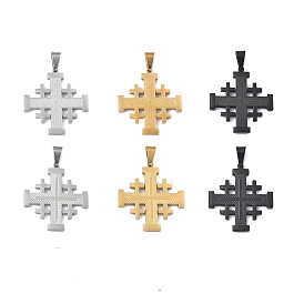 304 подвески из нержавеющей стали, Иерусалимский крест амулет