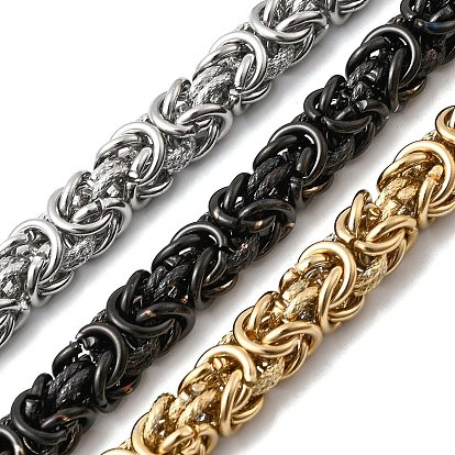 304 византийские цепи из нержавеющей стали, несварные, ионное покрытие (ip)