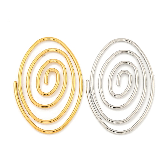 Ионное покрытие (ip) 304 подвески из нержавеющей стали, овальный шарм