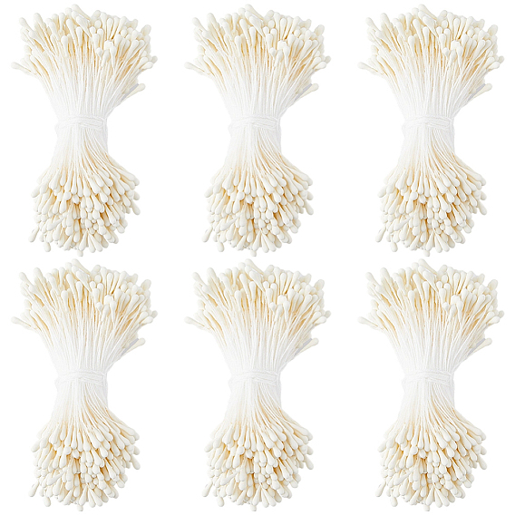 6Bundles Gypsum Artificial Flower Heart Core