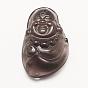 Carved Natural Obsidian Pendants, Buddha