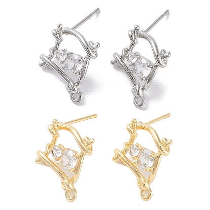 Messing micro pave zirkonia-ohrstecker-erkenntnisse