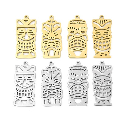 304 подвески из нержавеющей стали, тики маска очарование, лазерная резка