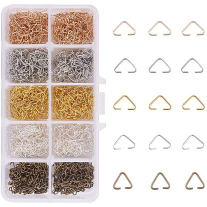 Железные треугольники, застежка-молния, подходит для просверленных бусин, тесьма, обвязочные мешки