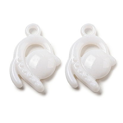 Pendentifs acryliques opaques