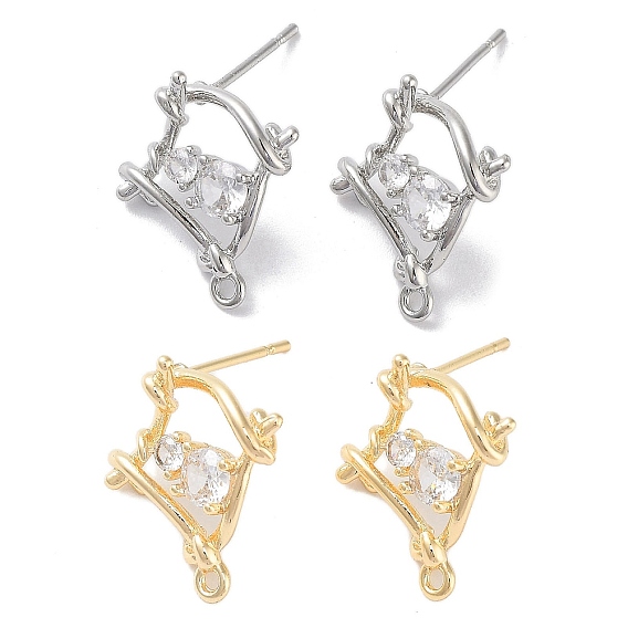 Messing micro pave zirkonia-ohrstecker-erkenntnisse