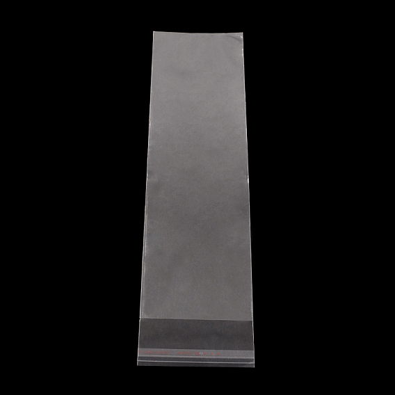 OPP Cellophane Bags, Rectangle, 31x12cm, Unilateral Thickness: 0.035mm