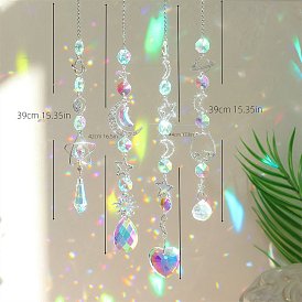 Glass Hanging Suncatchers, for Home Window Outdoor Decorations