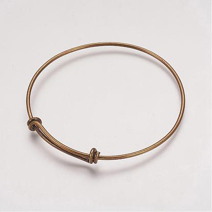 Регулируемый латунный расширяемый браслет, диаметр: 68~71 mm, внутренний диаметр: 64~67 мм, регулируемая длина: 32~36 мм