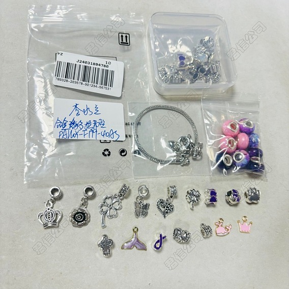 DIY europäisches Charm-Armband-Schmuckset