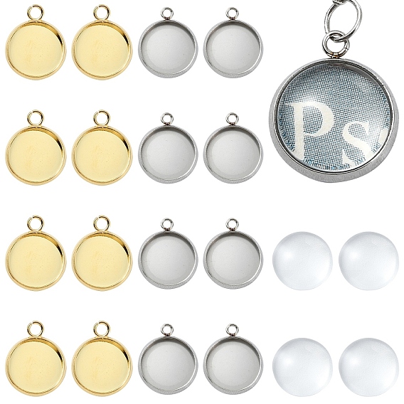 Сделай сам пустой купол 304 подвески из нержавеющей стали наборы для изготовления