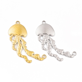 Ion Plating(IP) 304 Stainless Steel Connector Charms, Jellyfish Links